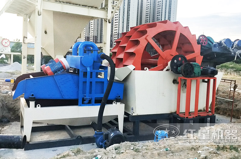 xsd洗沙機工作現場 xsd洗沙機工作現場