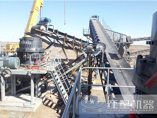 河北唐山彈簧圓錐破碎機案例現場1 河北唐山彈簧圓錐破碎機案例現場1