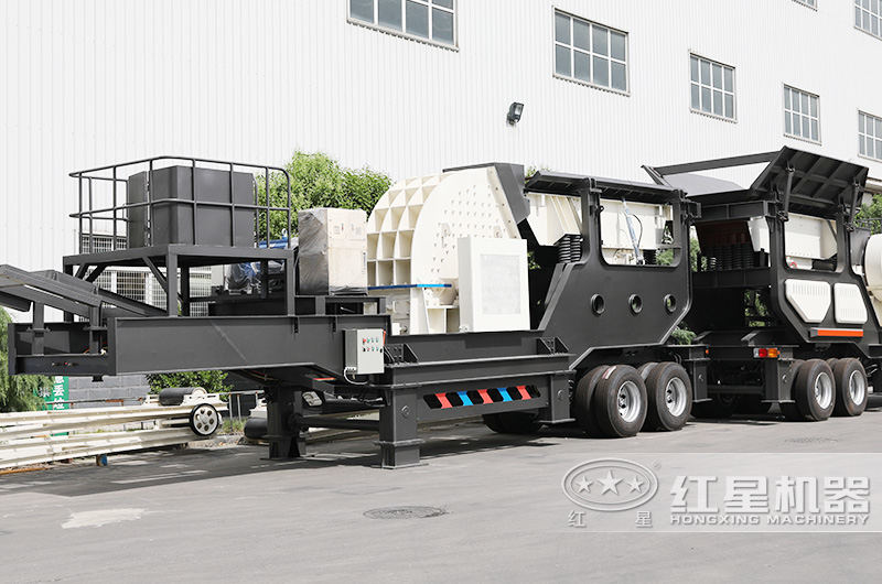 移動碎石子機:配重錘破 移動碎石子機:配重錘破