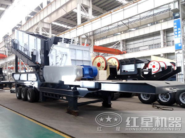 車載可移動式碎石子機:配反擊破 車載可移動式碎石子機:配反擊破