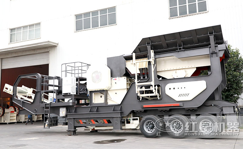 移動碎石一體機(jī):配顎破機(jī) 移動碎石一體機(jī):配顎破機(jī)