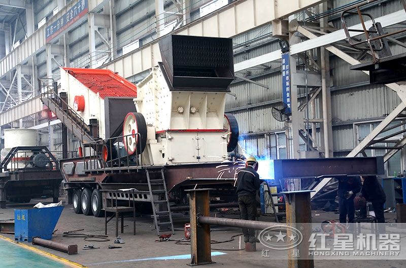 時產150噸建筑垃圾移動破碎機，可定制