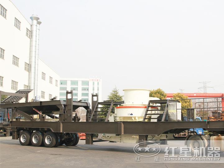 移動柴油打砂機，可一鍵智能操作，液壓控制