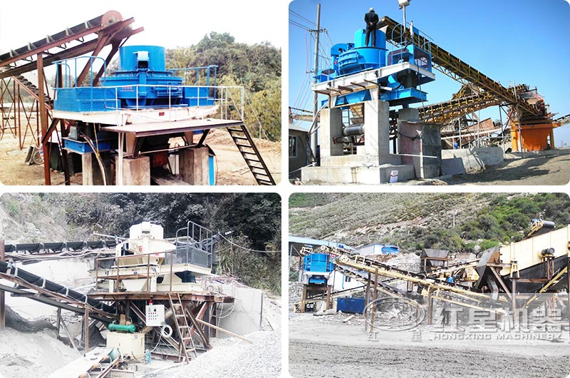 各地用戶(hù)的制砂廠(chǎng)生產(chǎn)線(xiàn)現(xiàn)場(chǎng)，歡迎就近考察