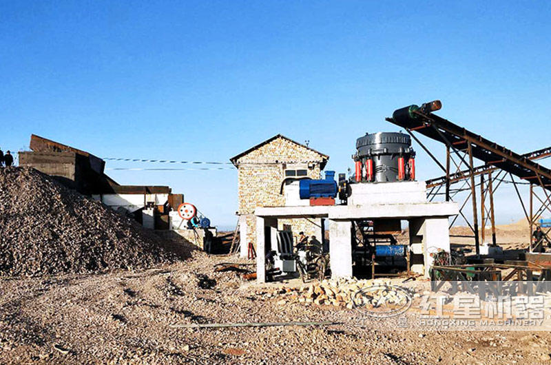 石子破碎生產線現場 石子破碎生產線現場