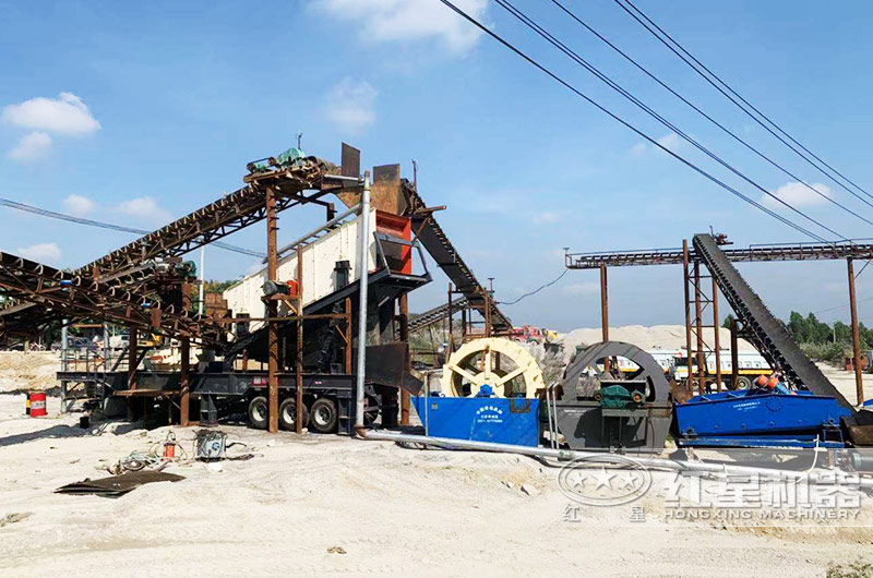 移動式石頭制砂機 移動式石頭制砂機