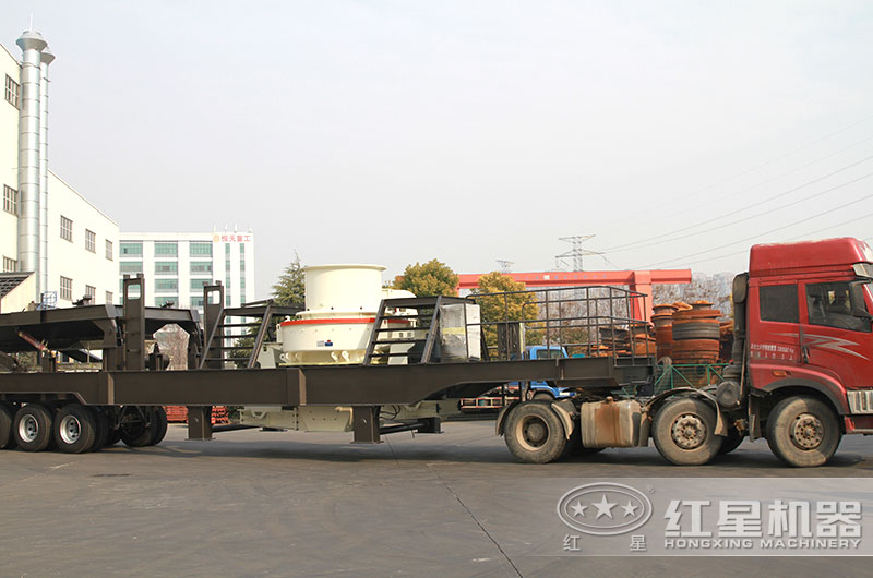 鵝卵石一體式車載制沙機(jī)發(fā)貨中 鵝卵石一體式車載制沙機(jī)發(fā)貨中