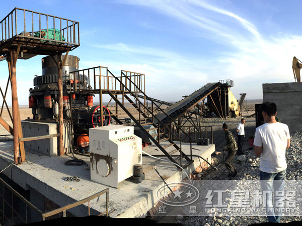 鋼渣圓錐破碎機作業(yè)現(xiàn)場圖 鋼渣圓錐破碎機作業(yè)現(xiàn)場圖