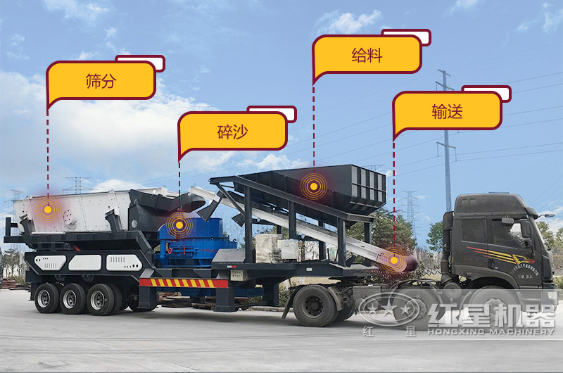 移動式碎沙機(jī) 移動式碎沙機(jī)