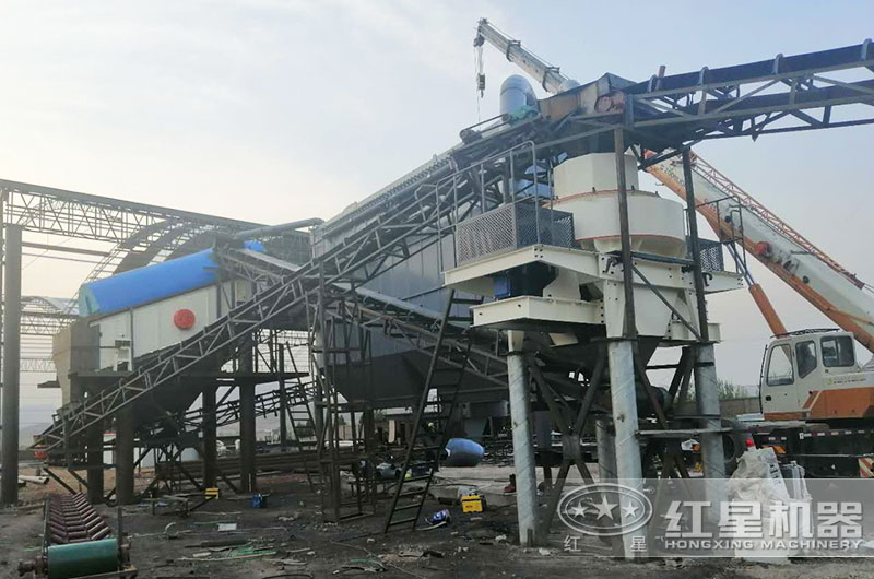 石灰石制砂機(jī)工作現(xiàn)場圖 石灰石制砂機(jī)工作現(xiàn)場圖
