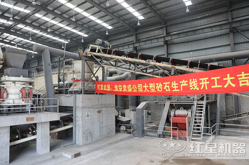 大型石料廠生產(chǎn)線實拍圖 大型石料廠生產(chǎn)線實拍圖