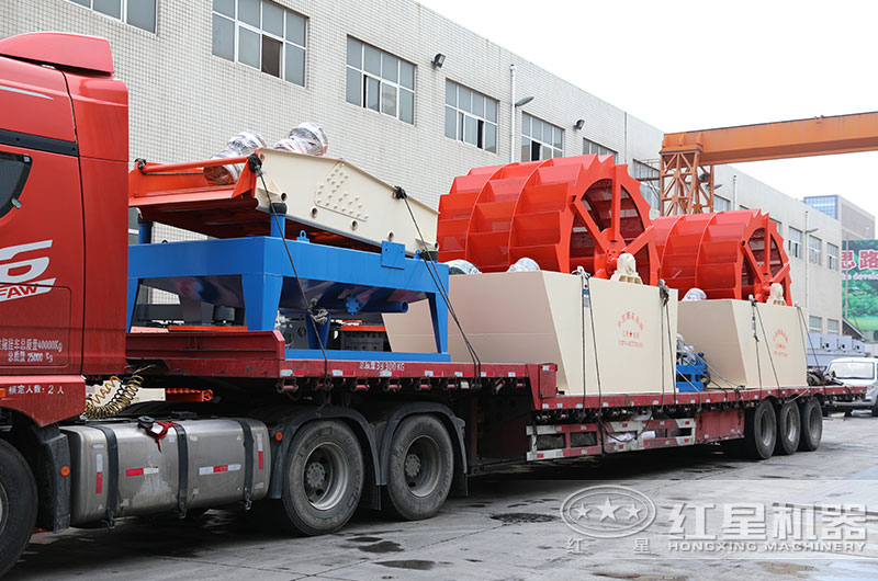 兩臺石粉洗沙機設備發貨 兩臺石粉洗沙機設備發貨