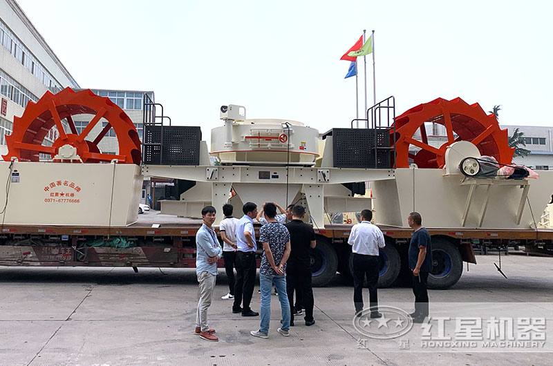 石粉洗砂機發貨現場 石粉洗砂機發貨現場