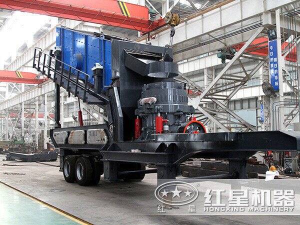 新型輪胎移動破碎站 新型輪胎移動破碎站