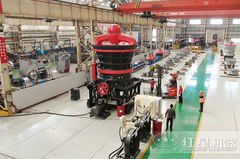 紅星旋回破碎機生產車間實拍 紅星旋回破碎機生產車間實拍