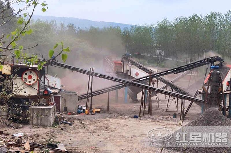 石灰石破碎加工現場 石灰石破碎加工現場